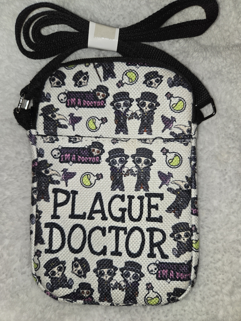 JXGZSO Plague Doctor Cryptid Crossbody Bag Cryptozoology Gift Mythical Doctor